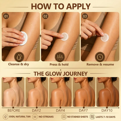 One last chance! Unlock this exclusive Hiskin® Sunless Glow Patch at 90% OFF🔥 Achieve a natural-looking bronze glow without UV damage, streaks, or orange tones. 180-day money-back guarantee. Don’t miss out!