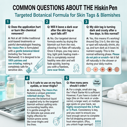 Only 7 Pack Left! Get an exclusive 80% discount on HISKIN® Rollerball Pen today! Say goodbye to embarrassing warts and skin tags in just 1 to 4 weeks. Don’t miss out—Flash Renewal Offer! Plus, enjoy a 180-day money-back guarantee. Act fast!