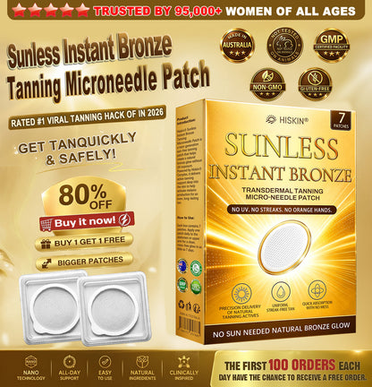 One last chance! Unlock this exclusive Hiskin® Sunless Glow Patch at 90% OFF🔥 Achieve a natural-looking bronze glow without UV damage, streaks, or orange tones. 180-day money-back guarantee. Don’t miss out!