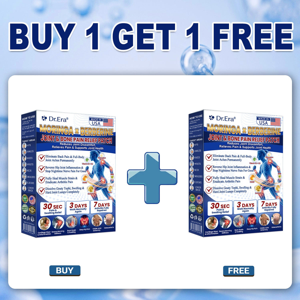 Only 10 Boxes Left! Get an exclusive 90% discount on DR.ERA® Patches today! Experience deep relief from arthritis and joint discomfort in just 1 to 4 weeks. Don’t miss out! Plus, enjoy our risk-free 180-day money-back guarantee.
