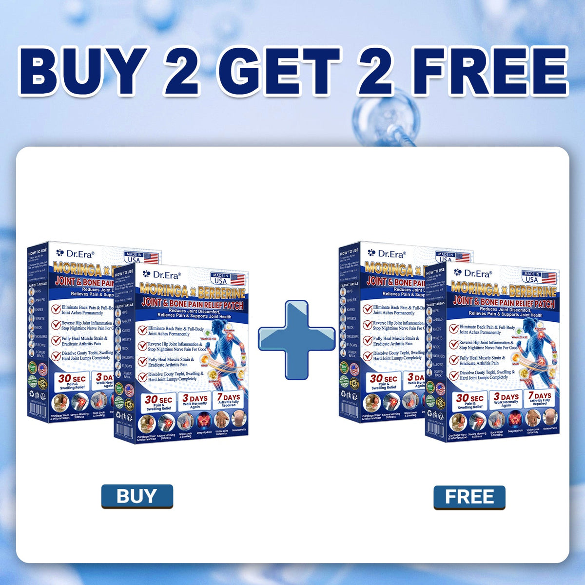 Only 10 Boxes Left! Get an exclusive 90% discount on DR.ERA® Patches today! Experience deep relief from arthritis and joint discomfort in just 1 to 4 weeks. Don’t miss out! Plus, enjoy our risk-free 180-day money-back guarantee.
