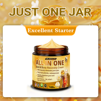 DR.HONOR® All-In-One Joint & Bone Recovery Cream 🎉🎉 Relieve arthritis-related pain, inflammation, swelling, stiffness, and muscle tension in just 7 days.
