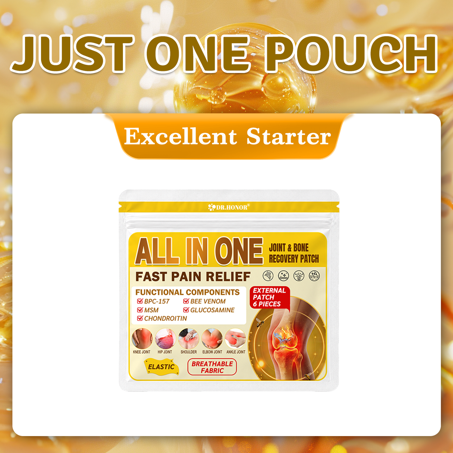 DR.HONOR® All-In-One Joint & Bone Recovery Patch (Specially Designed for Older Adults)